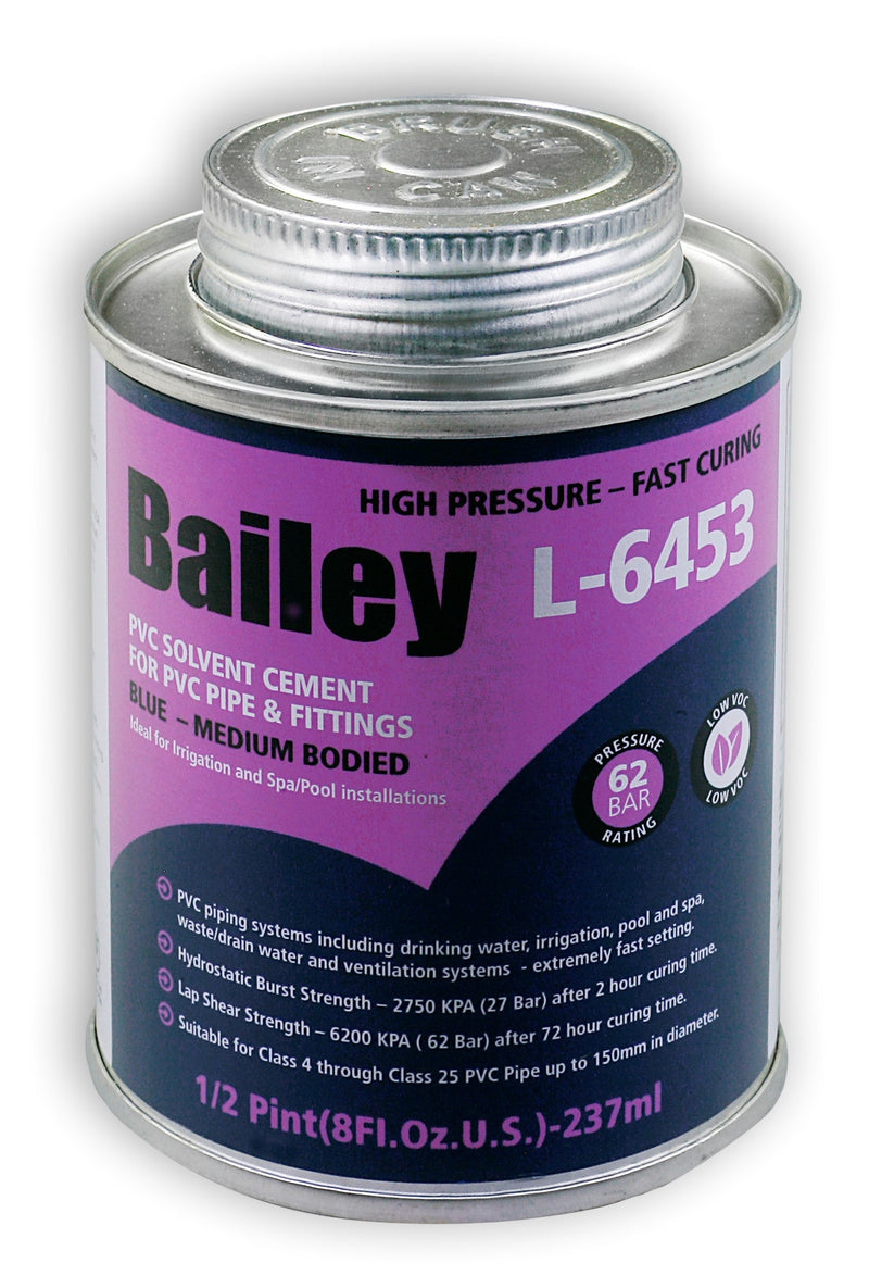 Load image into Gallery viewer, BAILEY BLUE FAST SET PVC SOLVENT CEMENT (L-6453)
