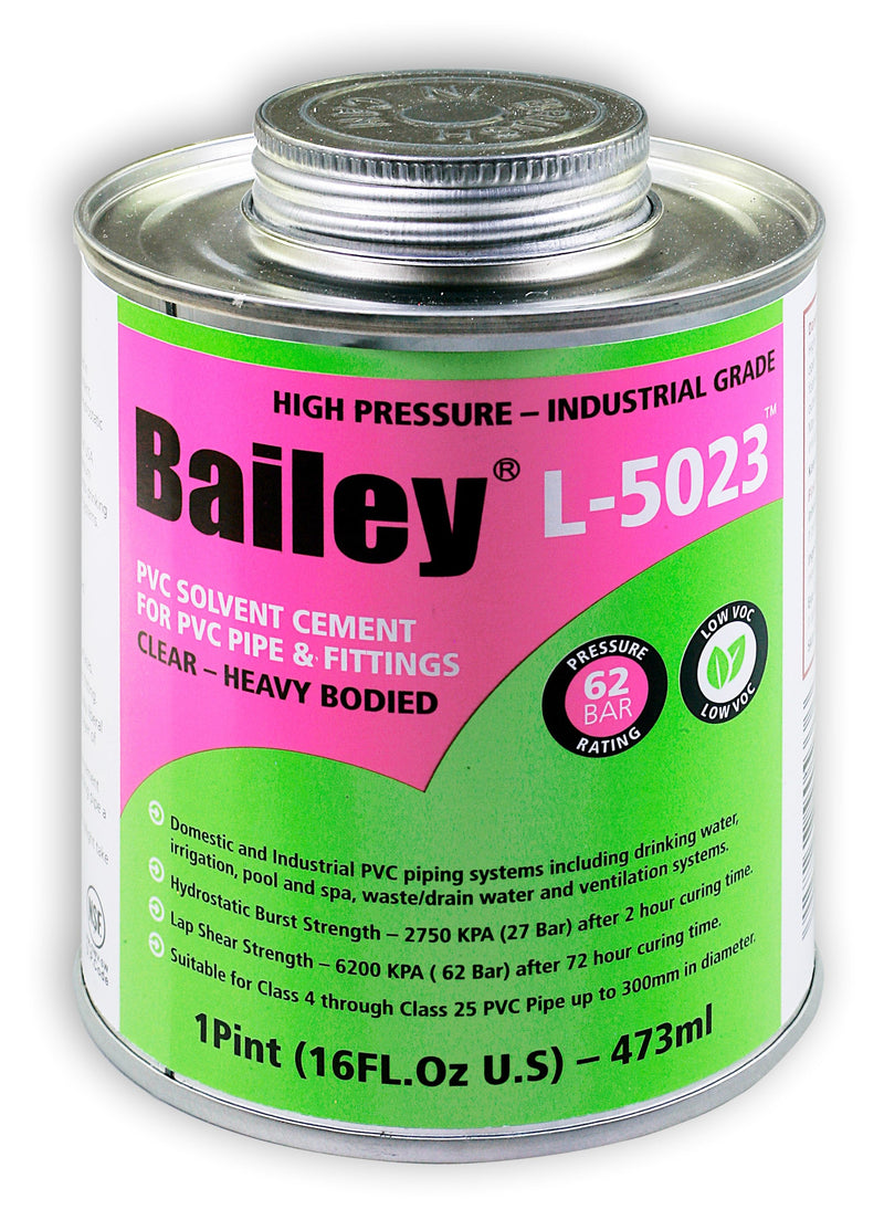 Load image into Gallery viewer, BAILEY HIGH PRESSURE PVC SOLVENT (L-5023)
