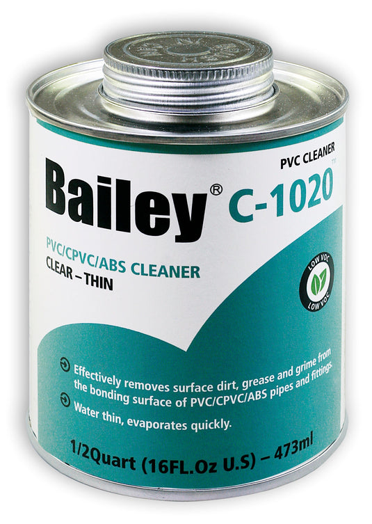 BAILEY PVC CLEANER (C-1020) 473ML
