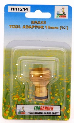 ECOGARDEN BRASS TOOL ADAPTER