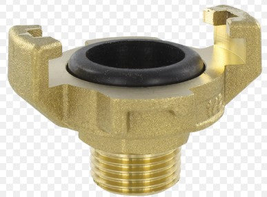 GEKA COUPLING MALE BRASS 1/2 INCH 13MM OD
