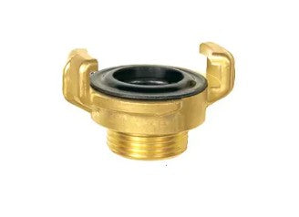 GEKA COUPLING MALE BRASS 3/4 INCH 19MM OD