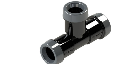 EZ FLOW TEE 15MM