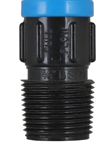FULL FLOW MALE ADAPTOR 15MM