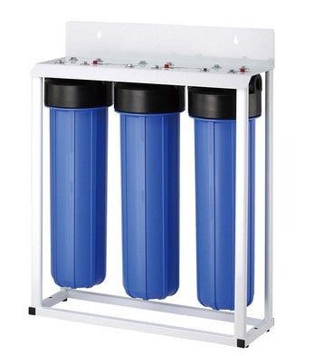 FILTER 3 STAGE BIG BLUE COMPLETE WITH FRAME