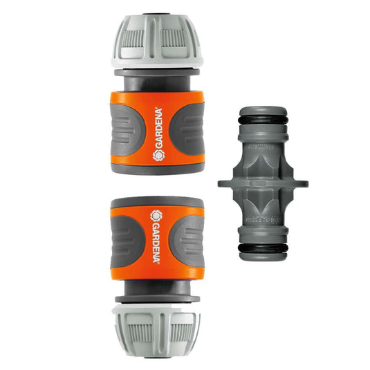 GARDENA HOSE CONNECTOR COUPLING SET 13MM (1/2