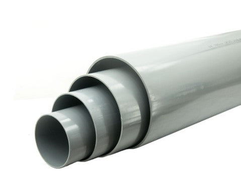 GREY UPVC 40MM CLASS 12 - 6M
