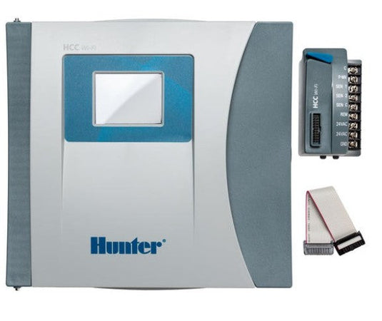 HUNTER HCC CONTROLLER WITH PLATSIC WALL MOUNT - 8 STATION BASE