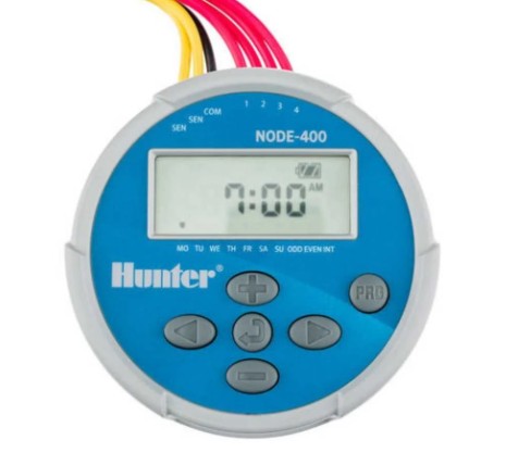 HUNTER NODE 4 STATION BATTERY CONTROLLER -  NO SOLENOID