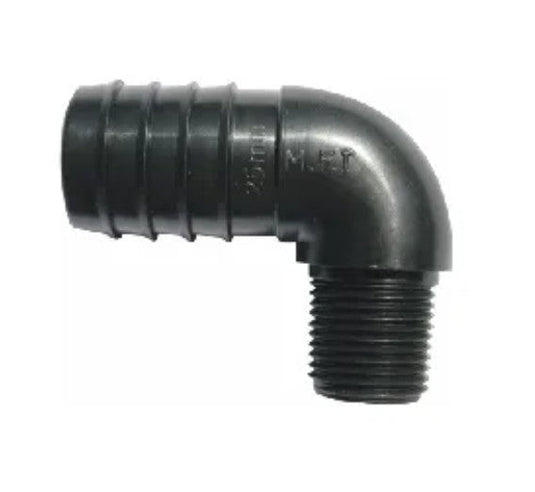 NYLON MALE COMBI ELBOW 25MM X 1''