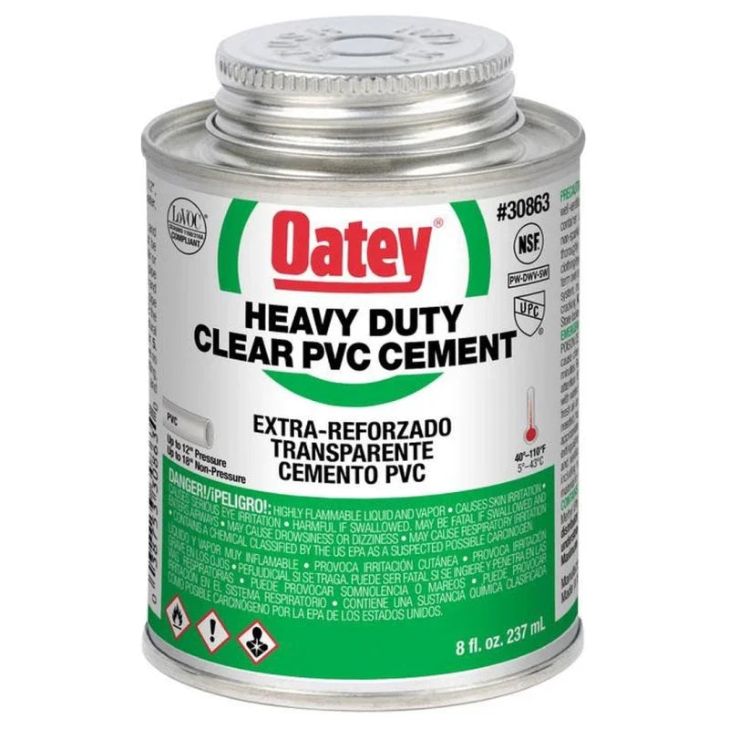 Load image into Gallery viewer, OATEY PVC CEMENT HD CLEAR 237ML
