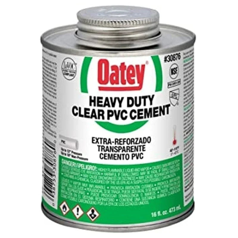 Load image into Gallery viewer, OATEY PVC CEMENT HD CLEAR 237ML
