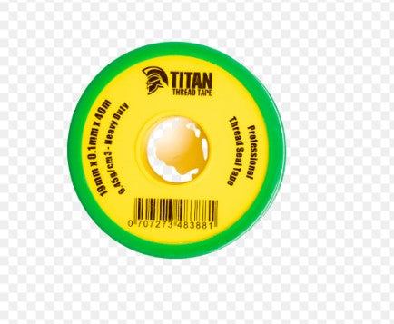 PTFE TAPE 19MM X 40M X 0.1MM X 0.45G/CM3
