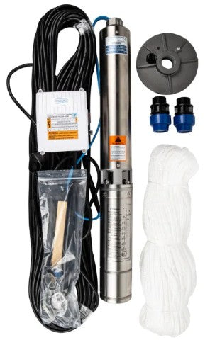 PASCALI SUBMERSIBLE PUMP COMBO 0.55KW 230V PUMP,MOTOR AND CONTROL BOX
