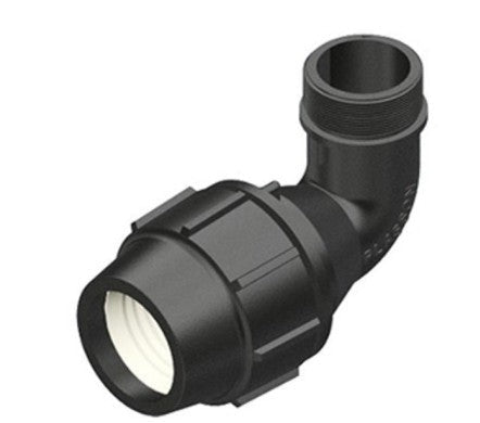 PLASSON COMPRESSION MALE ELBOW