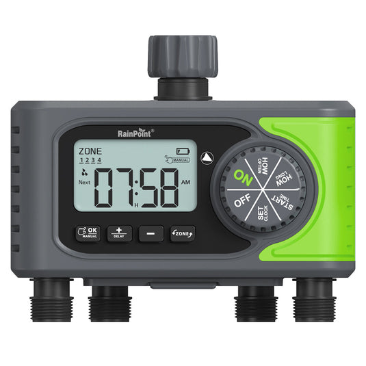 RAINPOINT DIGITAL 4-ZONE IRRIGATION TIMER