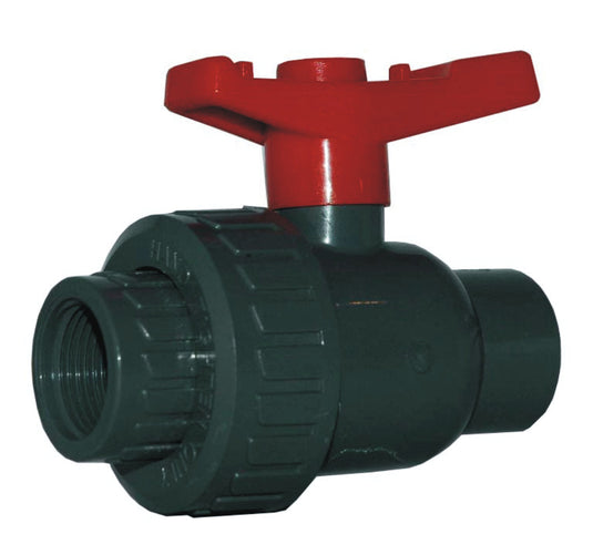 SOLVENT SINGLE UNION BALL VALVE 2'' THREAD