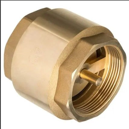 VALVE CHECK BRASS SPRING LOADED