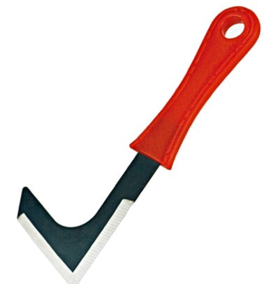 WEEDING KNIFE WITH RED HANDLE