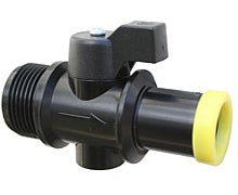 FULL FLOW SHUT-OFF VALVE 12MM x 3/4''