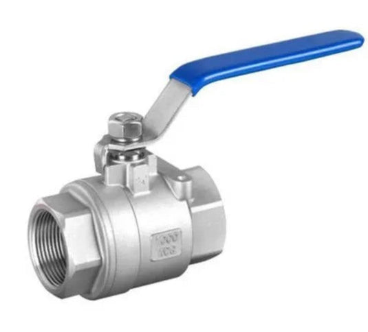 BALL VALVE STAINLESS STEEL TWO-PIECE