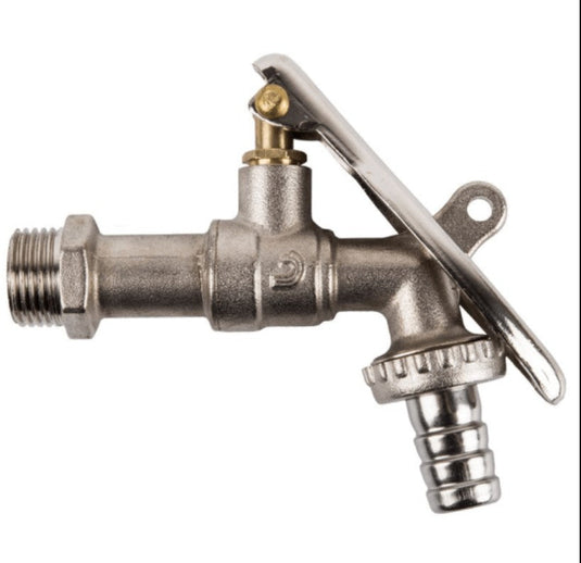 BIBCOCK LOCK TYPE CHROME PLATED 20MM